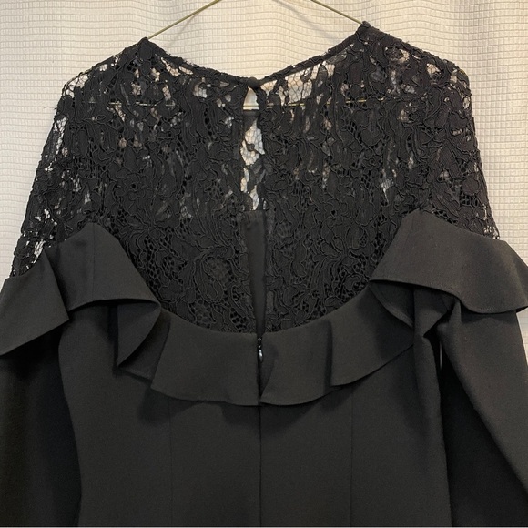 ELIZA J Cocktail Lace Yoke Sheath Dress Size 10​ - Picture 7 of 9